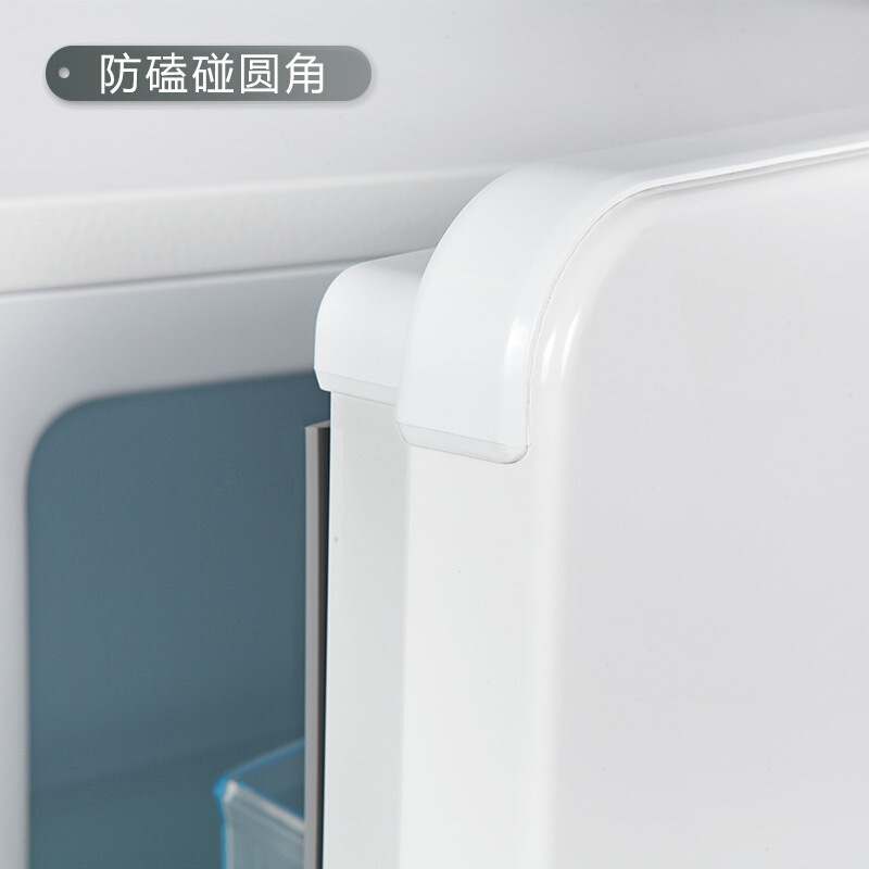 TCL BCD-163KF1 163升双门冰箱 家用节能两门 电冰箱小双门冷藏冷冻(芭蕾白)