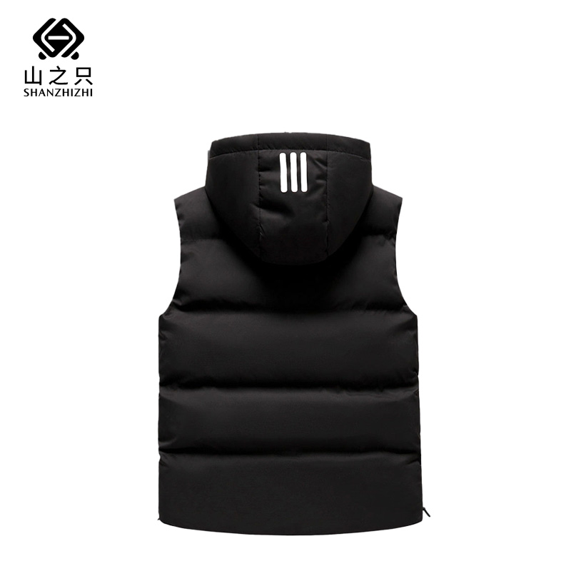 山之只 加厚保暖马甲 M-5XL 件高清大图