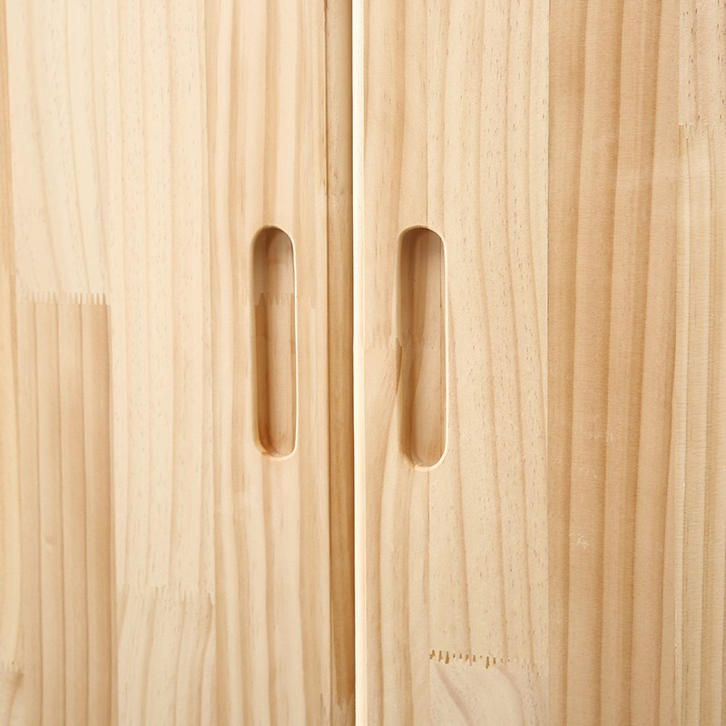 企购优品 两门衣柜800×2000×600 木质组装收纳