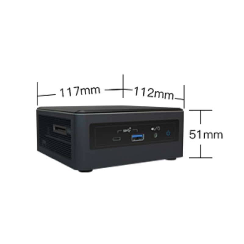 英特尔(Intel) NUC10i7FNH酷睿i7-10710U NUC 迷你主机 16GDDR4内存 512GSSD