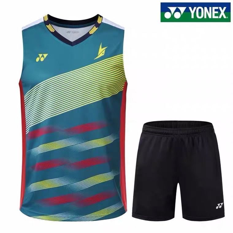 林丹无袖背心羽毛球服套装男女羽毛球衣短袖速干透气大赛服参数