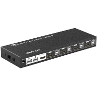 迈拓维矩 MT-viki kvm切换器4口hdmi视频电脑切屏器四进一出显示器键鼠打印机共享转换器 MT-HK401