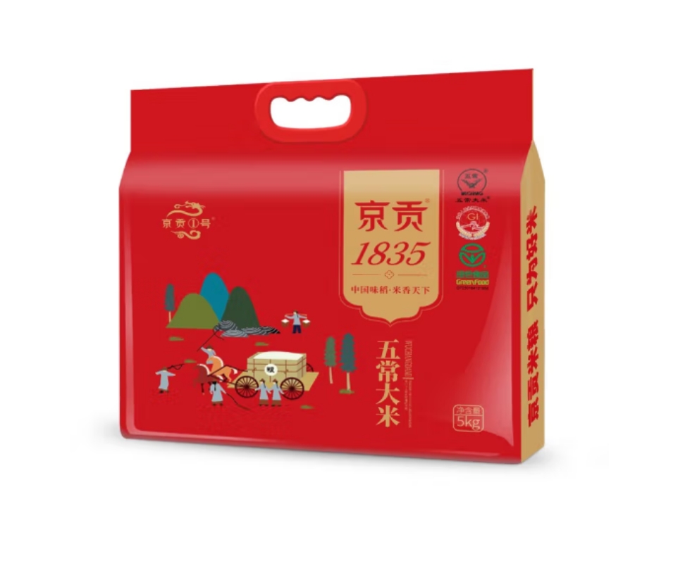 京贡1号 京贡1835五常大米5kg(袋)