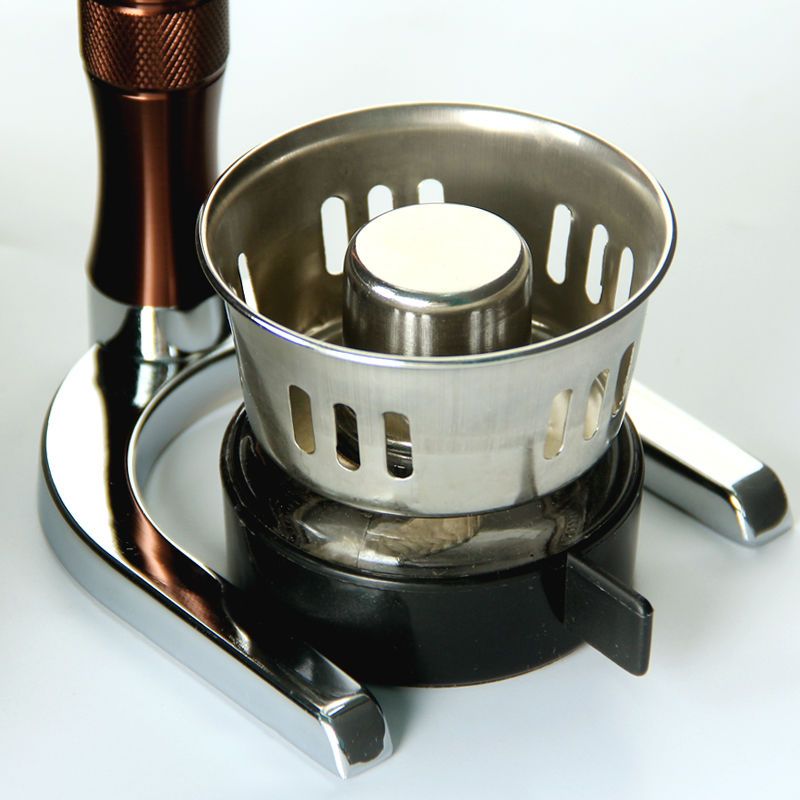 黑色3人份咖啡虹吸壶家用咖啡机虹吸式手动煮咖啡器具套装不锈钢玻璃