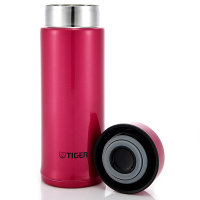 虎牌(tiger) 保温保冷水杯 304不锈钢保温杯 男女便携可爱杯子 MMP-A25C 250ml 艳粉色PV
