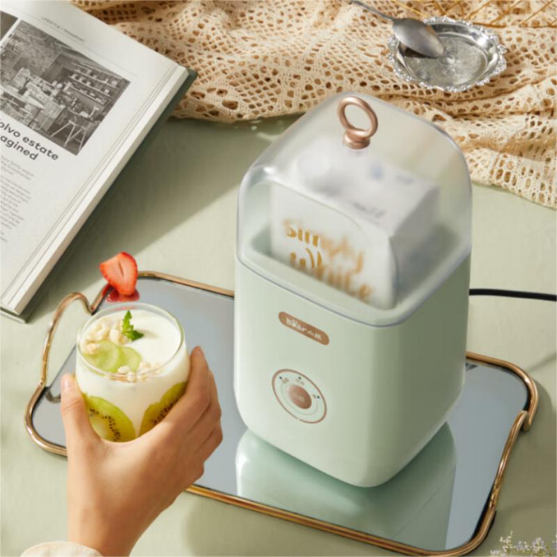 小熊(bear)酸奶机 家用全自动便携式酸度可调恒温发热酸奶发酵机 SNJ-C12S3 绿色 / 台