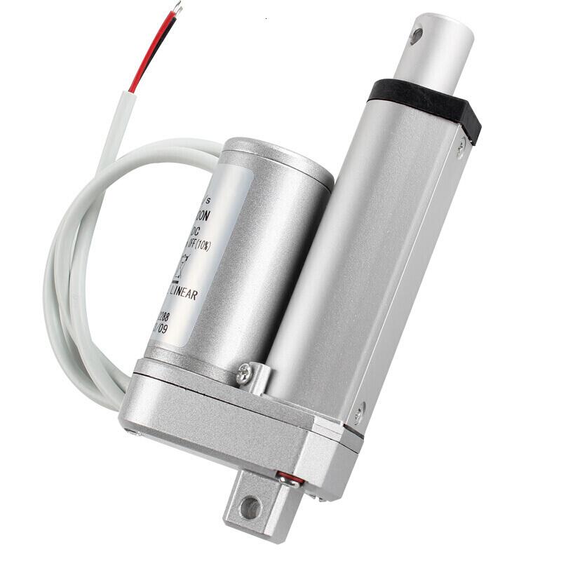BONJEAN电动推杆10mm-1500mm马达伸缩杆升降器12V24V直流交流推杆电机 行程100mm高清大图