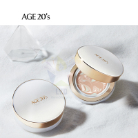 AGE20'S 爱敬 新水光控油平衡遮瑕气垫BB霜SPF50+PA+++任何肤质通用14g*2 送替芯 白13#靓白色
