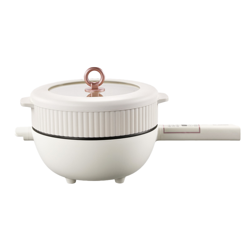 秋帝多功能电炒锅 4升大容量 9大功能菜单选择 一机多用 煎炒蒸煮炖烙 ABS塑料机身+不粘锅内胆QD-DJ62