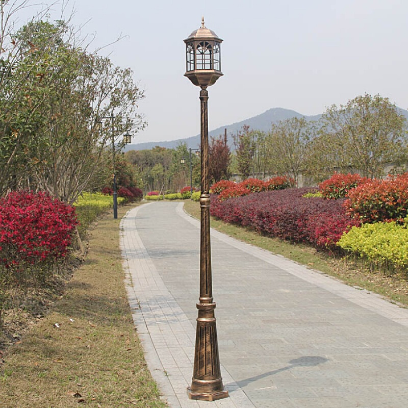 中式明清古典户外高杆灯庭院地灯花园街灯婚庆专柜卖场装饰路灯波迷娜