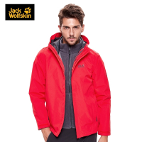 狼爪(Jack Wolfskin)经典款JackWolfskin户外防水男士抓绒三合一冲锋衣5012771
