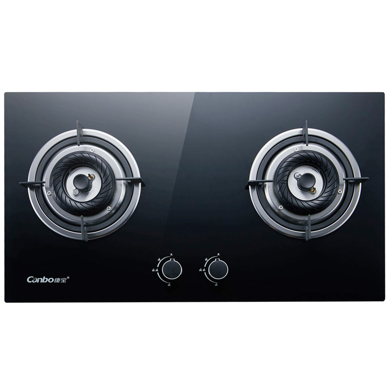 康宝燃气灶(天然气) 家用灶具 嵌入式台式两用灶具 一级能效灶具 玻璃面板灶具JZT-Q250-Y2