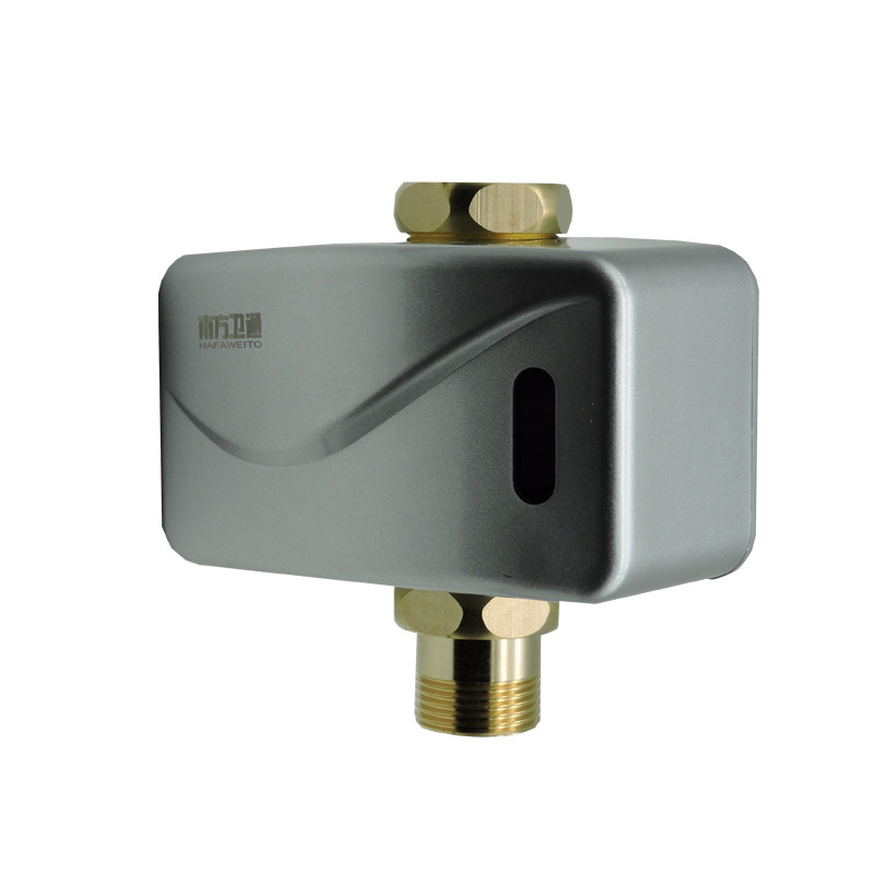 南方卫通 明装自动感应大便冲水器 厕所蹲便器冲洗阀 明装蹲便感应器 直流款 2206高清大图