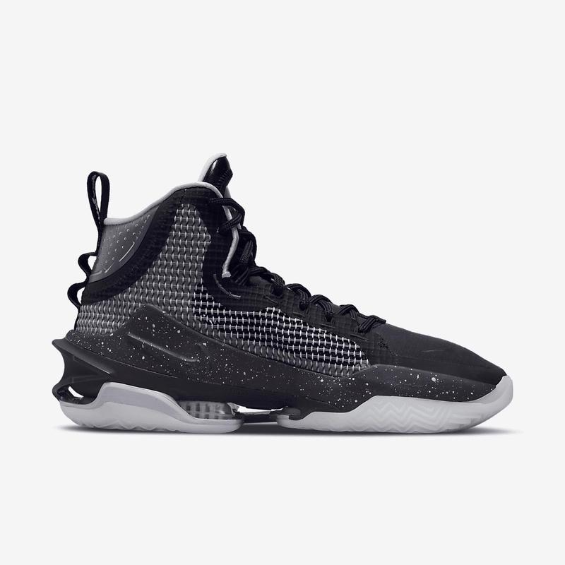 NIKE耐克 Air Zoom 男款轻质舒适防滑气垫缓震支撑回弹高帮篮球鞋 CZ9907-100高清大图
