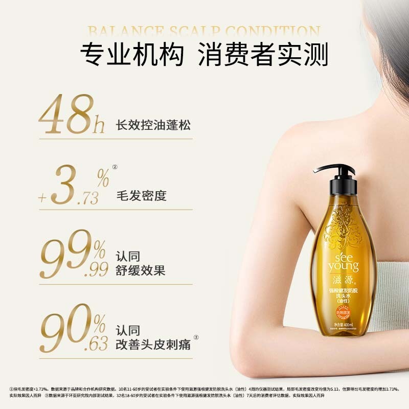 滋源强根健发防脱洗头水(油性)400ml*2高清大图