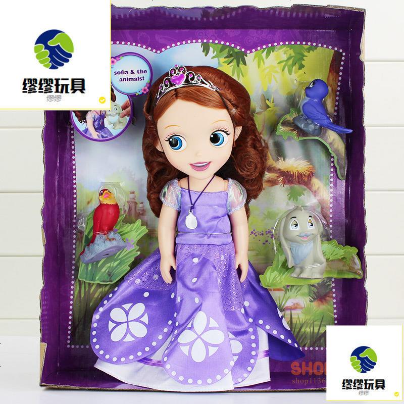 迪士尼Disney索菲亚公主苏菲亚玩具公仔沙龙芭