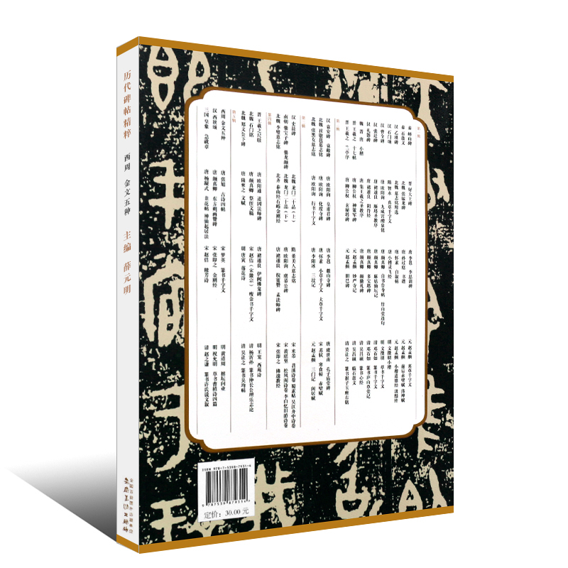 [正版]篆书字帖西周金文五种 历代碑帖精粹 附译文技法解析 大盂鼎 史墙盘散氏盘毛公鼎书法临摹练字帖教程 安徽美术大纂