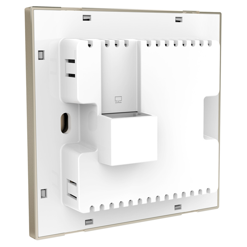 普联(TP-LINK)TL-XAP1502GI-PoE 薄款(方)米兰金AX1500M双频千兆WiFi6无线面板AP 86型墙壁式商用别墅企业家用大户全屋wifi覆盖接入路由器组网高清大图