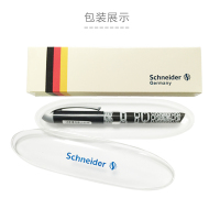 德国施耐德(schneider)柳叶 机器人 火龙花 钢笔学生练字办公商务书写用笔F尖0.5mm