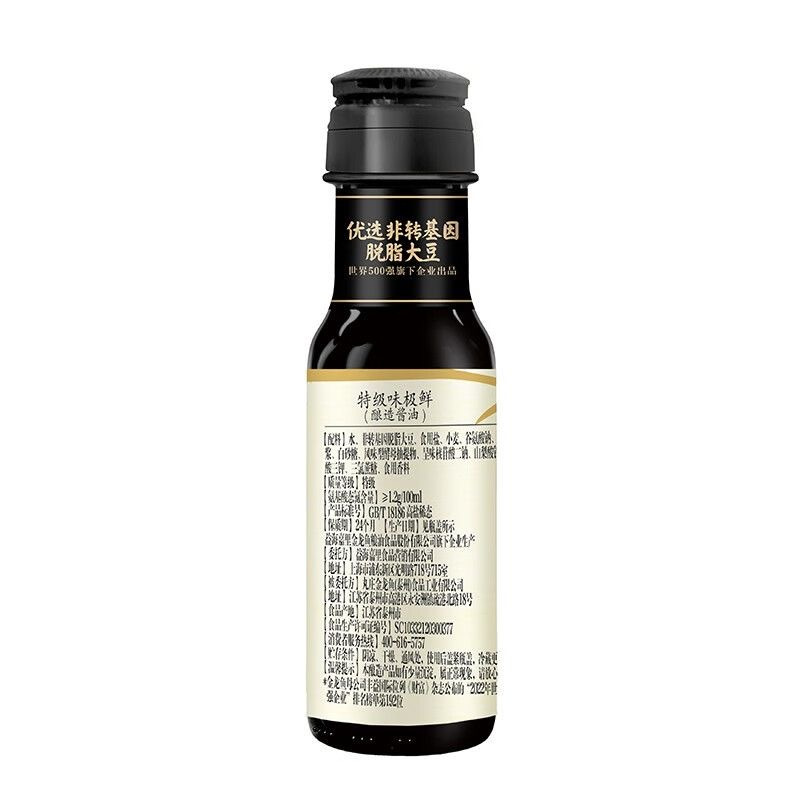 金龙鱼特级味极鲜150ml*24瓶高清大图
