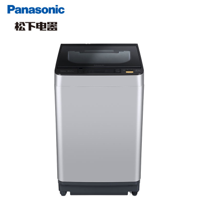松下(Panasonic) XQB80-X8235 8公斤 高效变频电机 离心力泡沫洗 波轮洗衣机（银色）