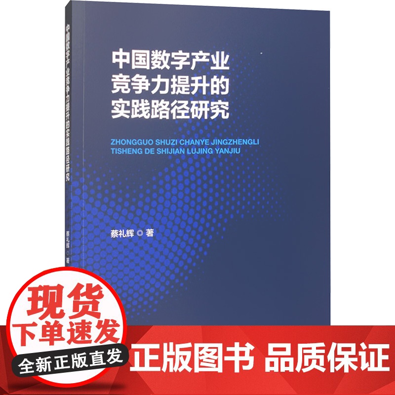 中国数字产业竞争力提升的实践路径研究 蔡礼辉 著 经济科学出版社 经济理论、法规 经济理论高清大图