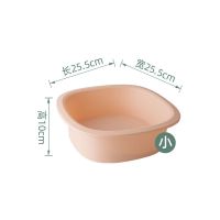 粉色小号[底价清仓] 洗脸盆学生加厚家用盆子学生宿舍洗衣服盆洗漱洗脚洗袜子塑料盆