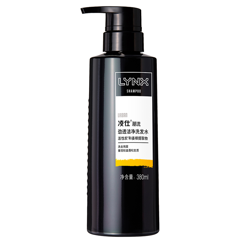 凌仕(LYNX)劲透洁净控油洗发露380ml[联合利华]高清大图