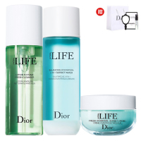 迪奥(Dior)乐肤源水露精萃女士面部护肤套装礼盒深层滋润 3件(洁面慕斯+沁润水+凝霜)