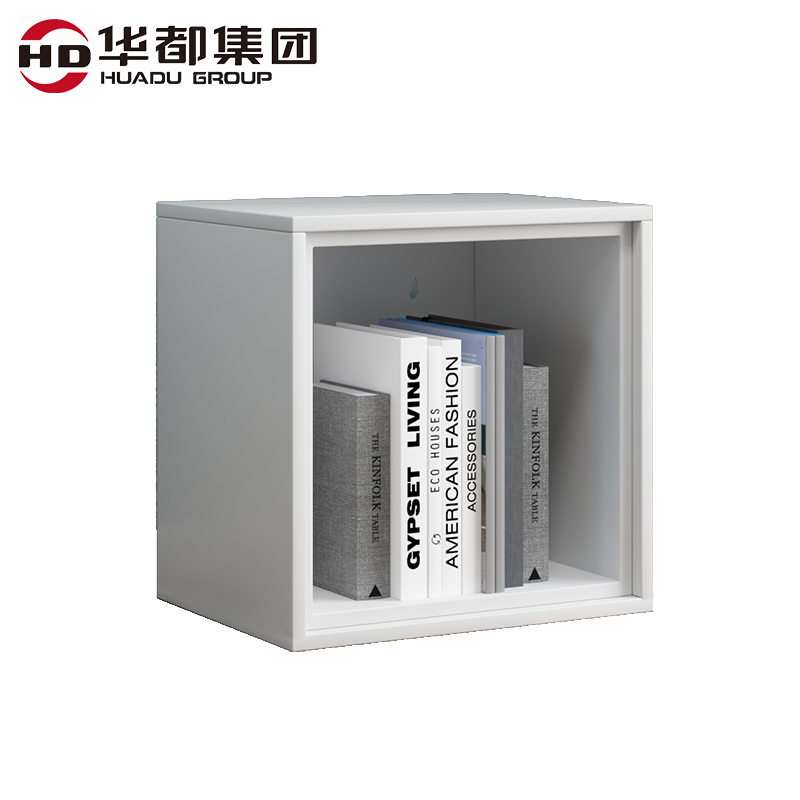华都HDFG-09 雅白无门400方格柜华都方格柜空格柜家用钢制储物收纳柜迷你组合柜格子柜玩具柜挂墙书柜高清大图