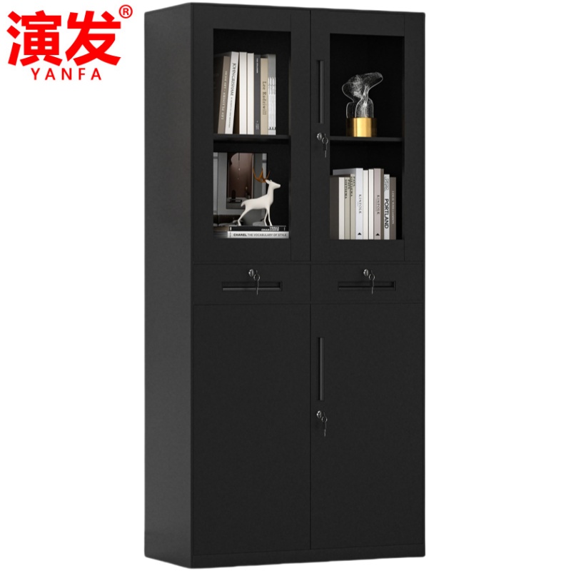 演发 中二斗文件柜1800*850*390mm台高清大图