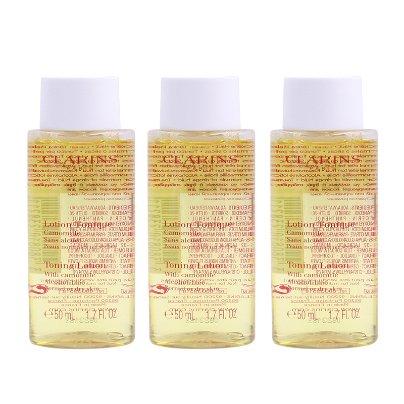 [专柜小样]娇韵诗(Clarine)黄水温和化妆水50ml*3柔肤水