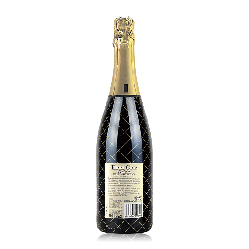 奥兰Torre Oria 西班牙进口 奥兰卡瓦珍藏起泡酒750ML*单瓶