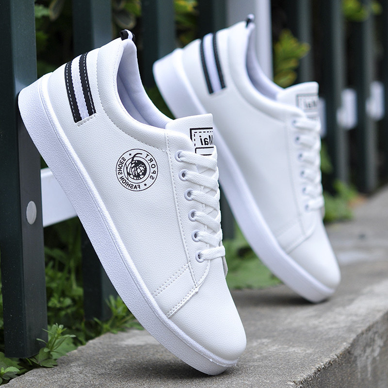 艾汇颜休闲鞋潮流男生小白鞋男士休闲帆布鞋学生板鞋夏季韩版新款男鞋