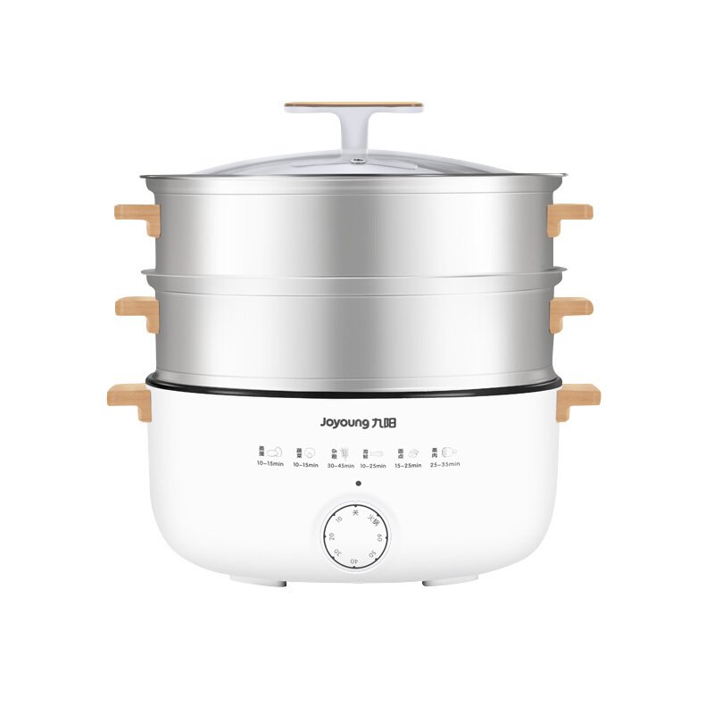 九阳(Joyoung)电蒸锅家用大容量电煮锅多功能多用途锅电热锅电火锅304不锈钢蒸包子锅蒸煮一体 DZ50F-GZ17
