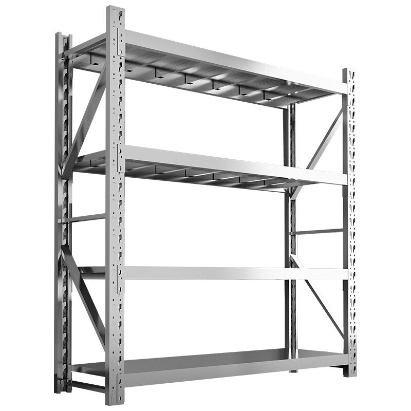 戴劲304不锈钢货架置物架药品收纳展示架承重500kg 1500*600高清大图