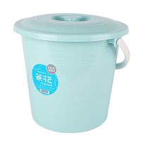 茶花 家用手提大号塑料学生宿舍洗衣提水泡脚桶21L颜色随机
