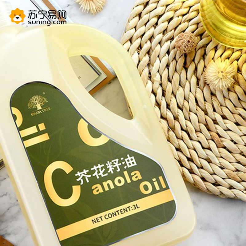 黄金树芥花籽油 3L.