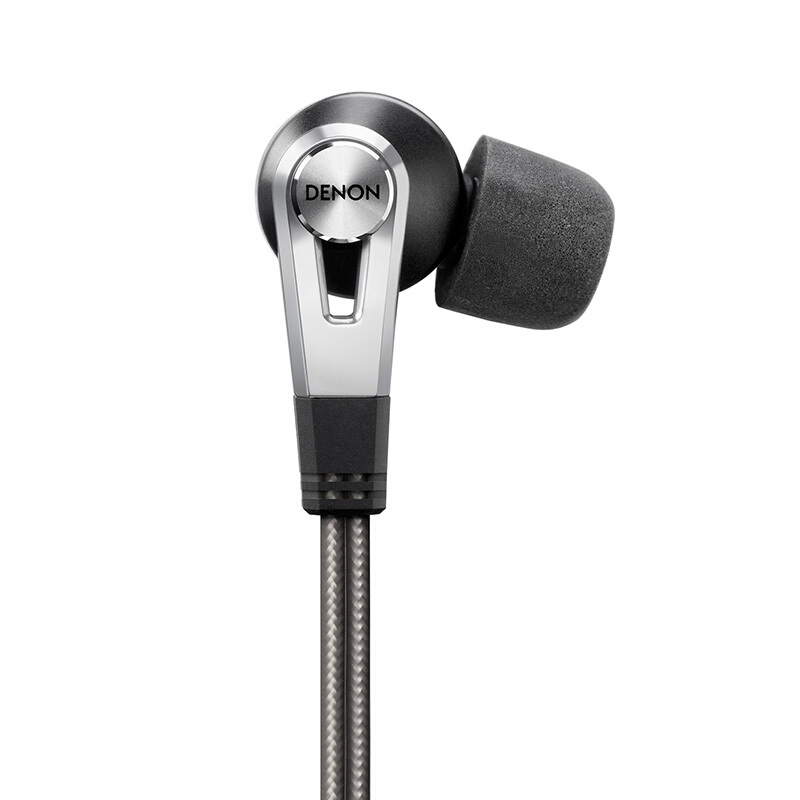 天龙（DENON）AH-C820BKEM 双动圈 双线驱动 入耳式HIFI耳机 耳塞 黑色