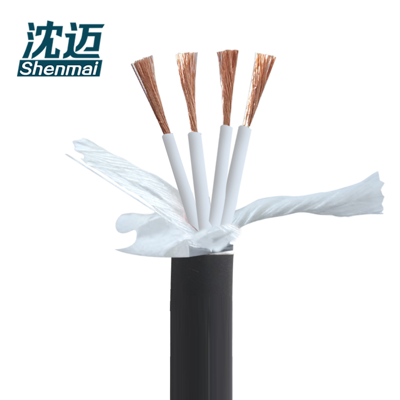 沈迈 铜芯软电缆 TRVV-4*1.0mm²/米高清大图