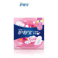 护舒宝(Whisper)云感棉棉柔丝薄日用10片卫生巾 240mm