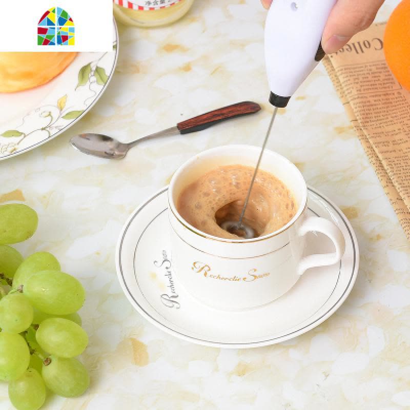 家用迷你电动打蛋器小型半自动打蛋机厨房手持打奶器鸡蛋搅拌棒 FENGHOU 打蛋器+蛋清分离器+油刷图片