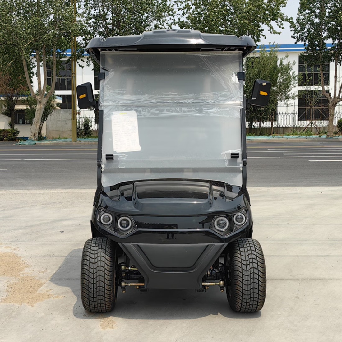 龙云天盾电动高尔夫球车景区园内接待游览休闲车电动四轮沙滩摆渡车场内电瓶车 单排2座