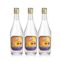 【2010年产老酒】山西汾酒杏花村 60度汾酒500mL*3瓶清香型白酒