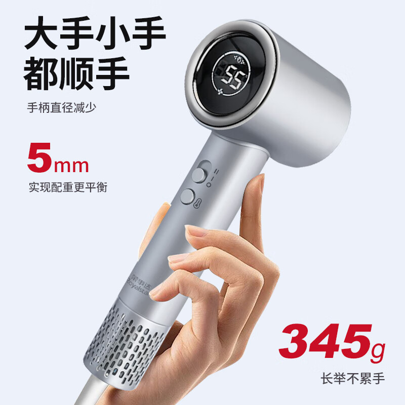 荣事达 家用电器吹风机家用便携式护发 高速温显电吹风机RC-241A