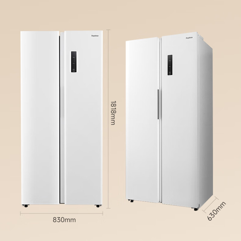 荣事达 BCD-502WSP玉白大容量对开门冰箱高清大图