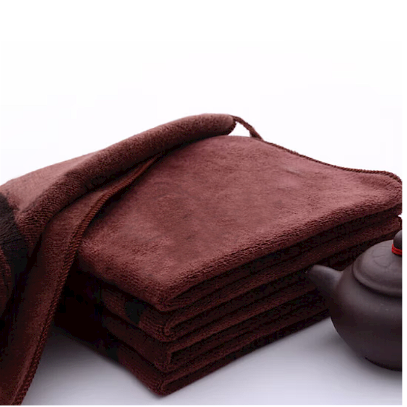 若叶之季 LR-CJ01 茶巾毛巾 30*30cm 咖啡棕(计价单位:条)高清大图