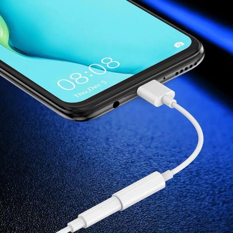 OPPO Reno4耳机转接线头PDPM00适用原装5G手机耳麦音频转换器声卡 普通款[一条装]