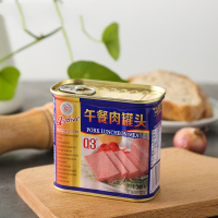 Q3(Q-three)午餐肉罐头340g 肉类罐头 早餐伴侣 小菜下饭菜泡面方便面搭档 自热自煮火锅调料 旅游方便速食