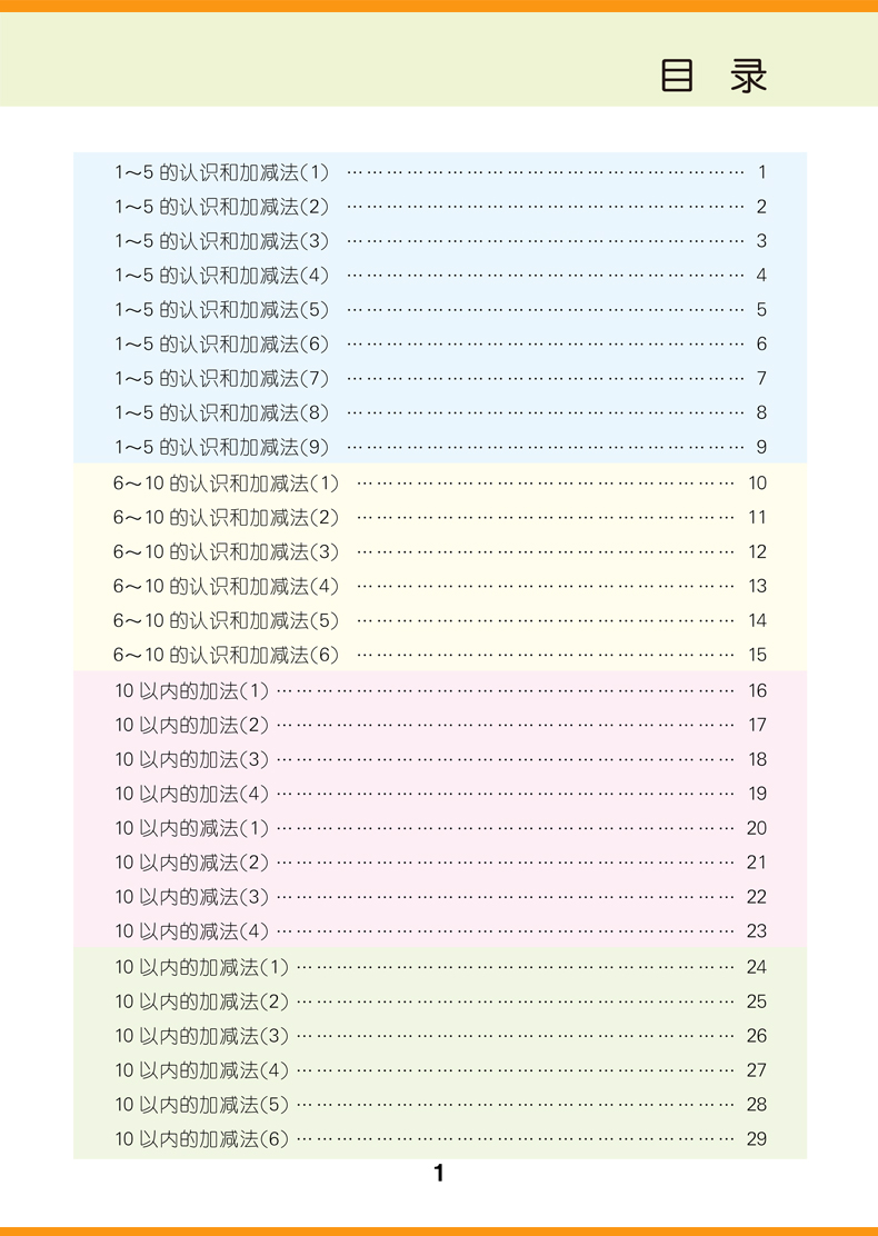 [正版]新版乐学熊彩绘版 小学数学 全横式每天100道口算题卡计时测评 一年级上册 启迪孩子数学思维口算 提高计算能力高清大图